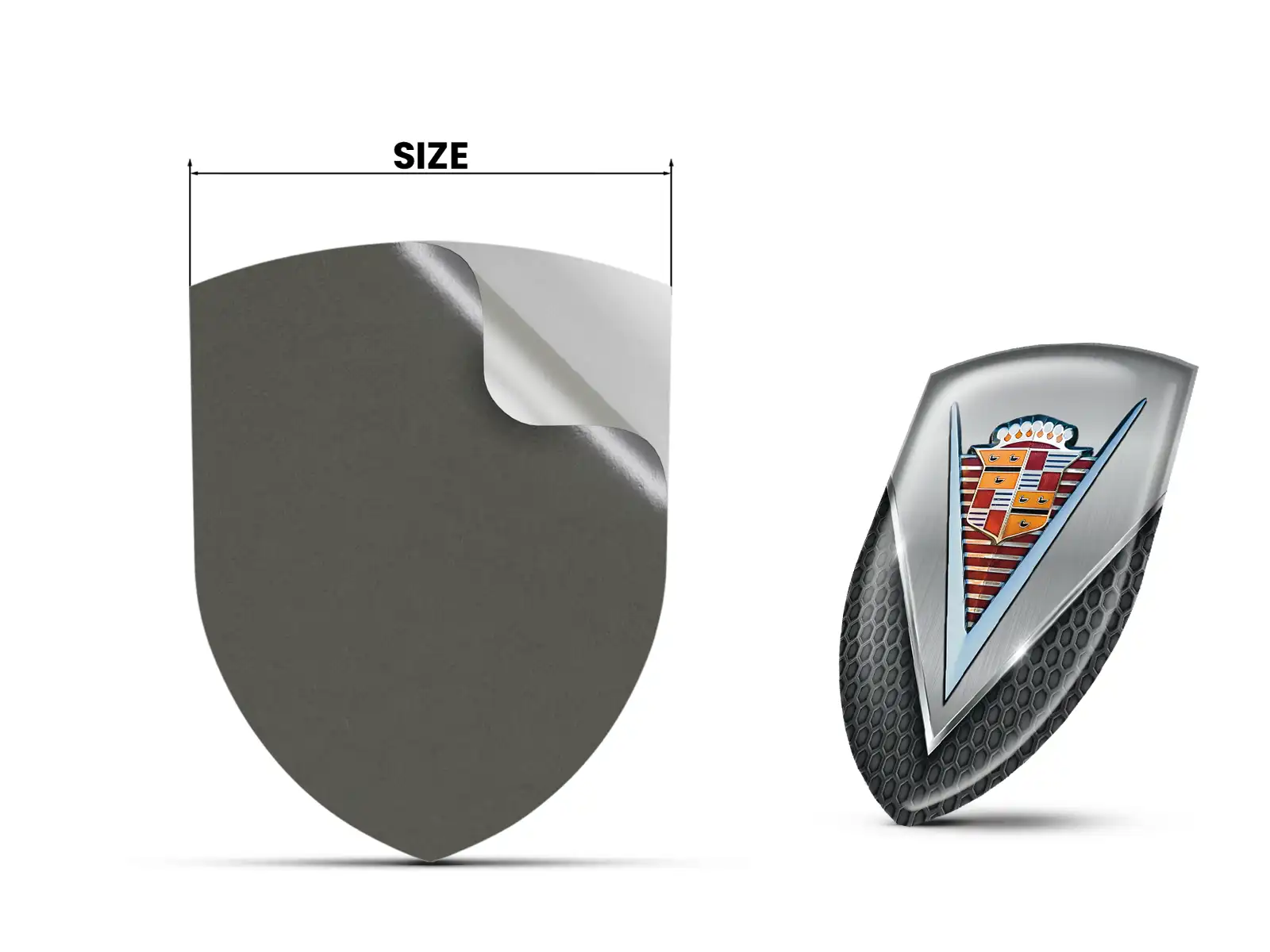 Cadillac Silikon Sticker Logo Limited Domes Racing